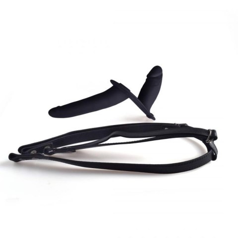 Cintura doppio fallo strap-on Black Cintura doppio fallo strap-on Black