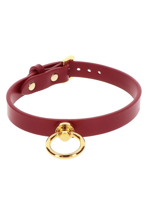 O-Ring Collar Red kołnierz BDSM O-Ring Collar Red kołnierz BDSM