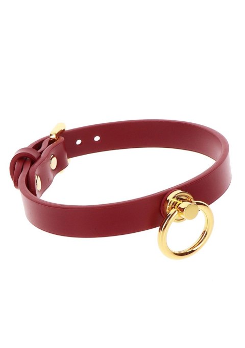 O-Ring Collar Red kołnierz BDSM O-Ring Collar Red kołnierz BDSM