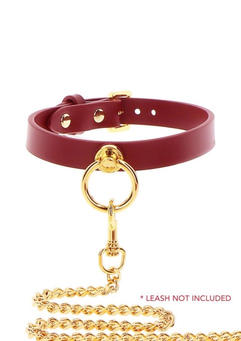 O-Ring Collar Red kołnierz BDSM O-Ring Collar Red kołnierz BDSM