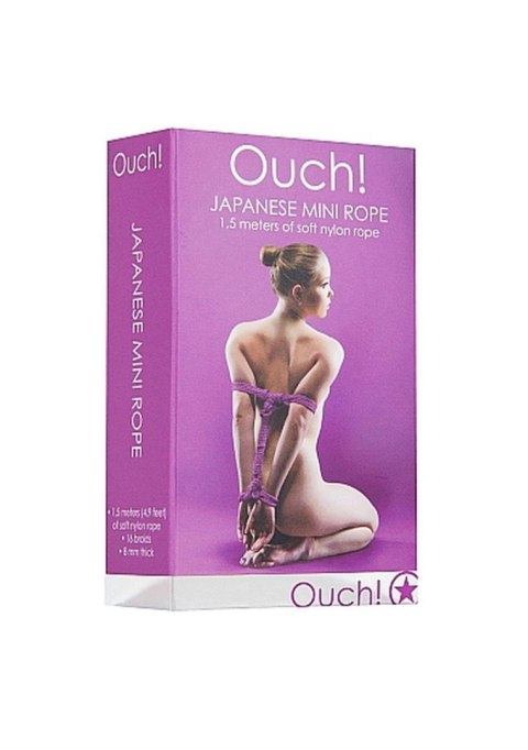 Japanese Mini Rope - 1,5m - Purple Japanese Mini Rope - 1,5m - Purple