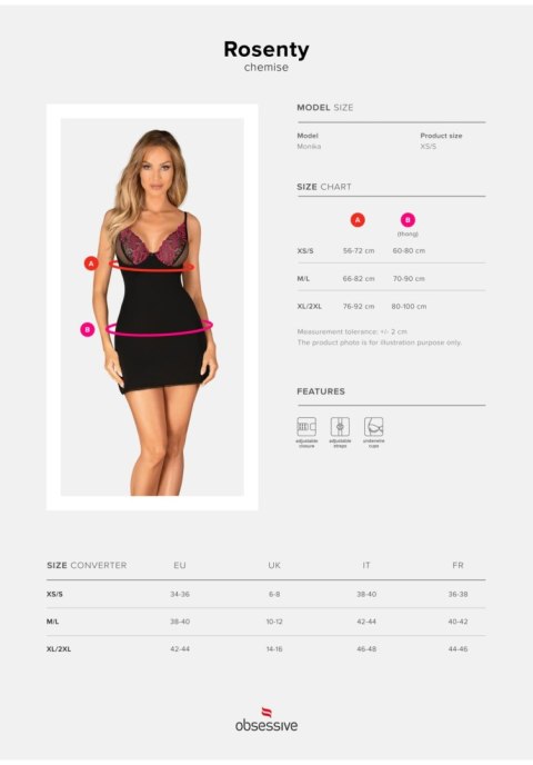 Rosenty koszulka i stringi M/L Rosenty koszulka i stringi M/L