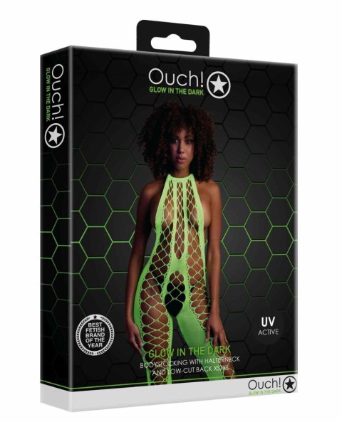 Bodystocking with Halterneck - Green - XS/XL Bodystocking with Halterneck - Green - XS/XL