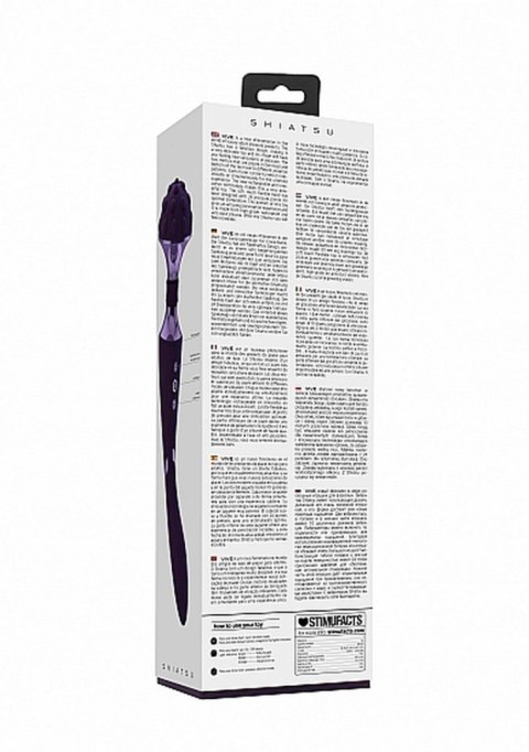 Stymulator, wibrator- Shiatsu Bendable Wibrator, masażer, wand Wand, różdżka, mikrofon - Purple Stymulator, wibrator- Shiatsu Bendable Wibrator, masażer, wand Wand, różdżka, mikrofon - Purple