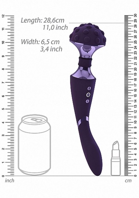 Stymulator, wibrator- Shiatsu Bendable Wibrator, masażer, wand Wand, różdżka, mikrofon - Purple Stymulator, wibrator- Shiatsu Bendable Wibrator, masażer, wand Wand, różdżka, mikrofon - Purple