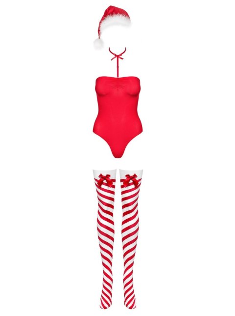 Święta, Bielizna świąteczna body czerwone L/XL Święta, Bielizna świąteczna body czerwone L/XL