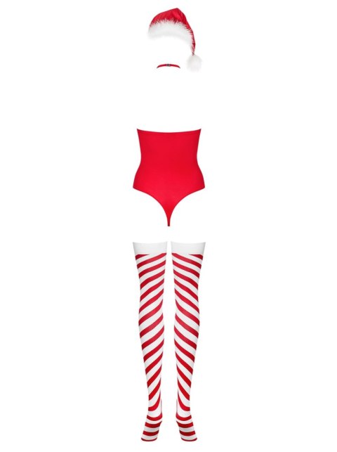 Święta, Bielizna świąteczna body czerwone L/XL Święta, Bielizna świąteczna body czerwone L/XL