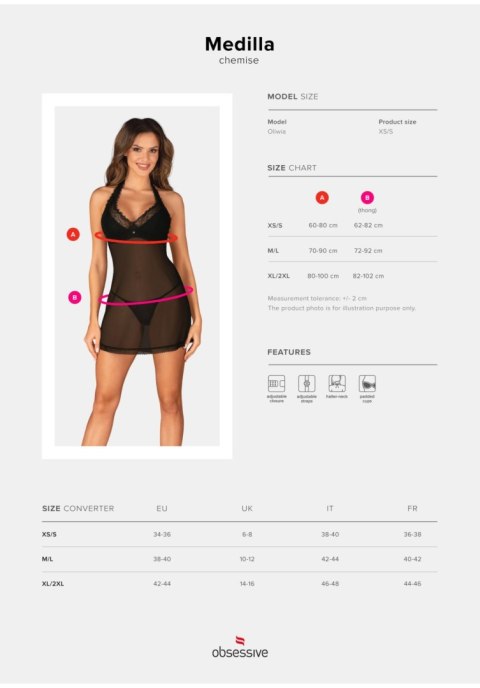 Medilla koszulka i stringi XL/2XL Medilla koszulka i stringi XL/2XL