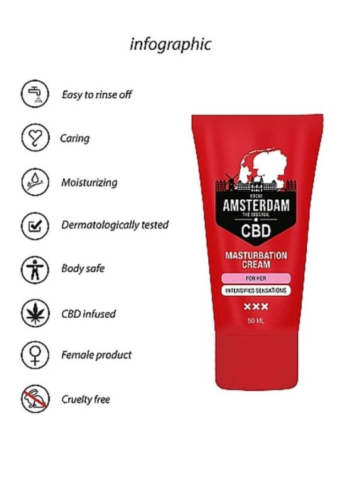 Original CBD from Amsterdam - Masturbation Cream For Her - 50 m Original CBD from Amsterdam - Masturbation Cream For Her - 50 m