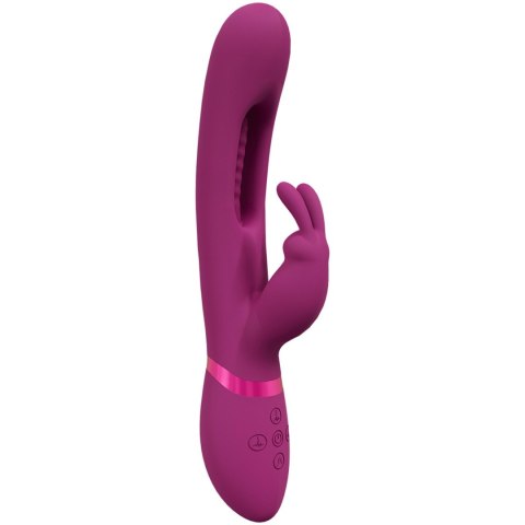 Mika - Triple Wibrator króliczek, rabbit with G-Spot Flapping - Pink Mika - Triple Wibrator króliczek, rabbit with G-Spot Flapping - Pink