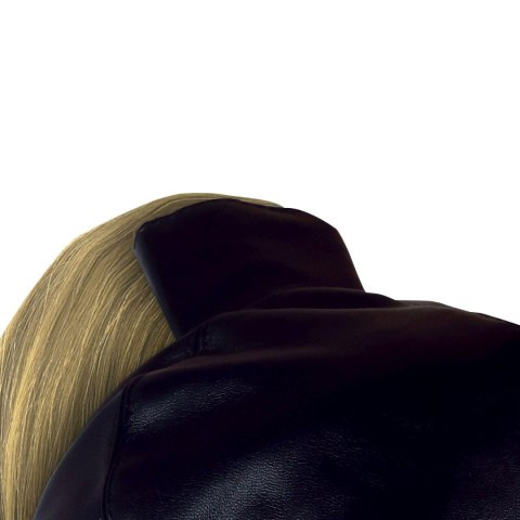 Mask with Blonde Ponytail - Black Mask with Blonde Ponytail - Black