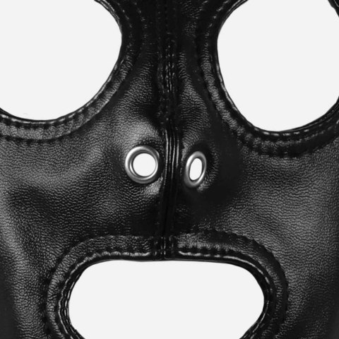 Mask with Blonde Ponytail - Black Mask with Blonde Ponytail - Black