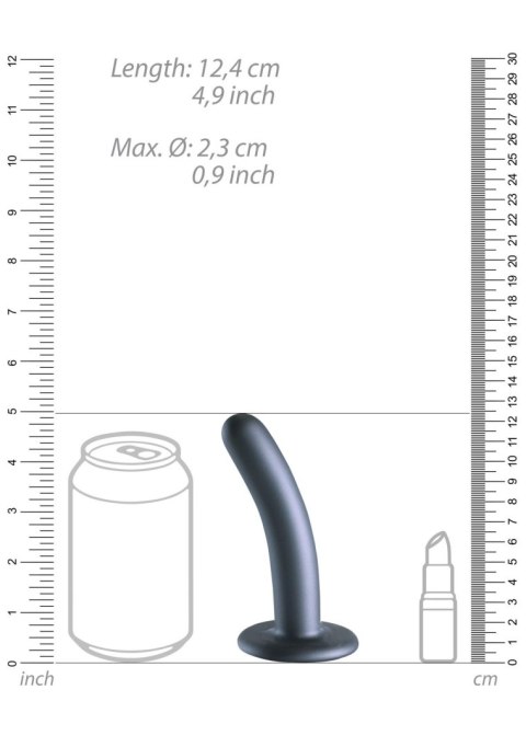 Smooth Silicone G-Spot Dildo - 5'' / 12 cm Smooth Silicone G-Spot Dildo - 5'' / 12 cm