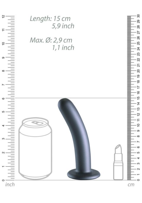 Smooth Silicone G-Spot Dildo - 6'' / 14,5 cm Smooth Silicone G-Spot Dildo - 6'' / 14,5 cm