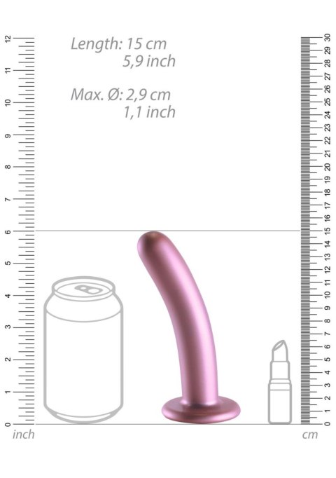 Smooth Silicone G-Spot Dildo - 6'' / 14,5 cm Smooth Silicone G-Spot Dildo - 6'' / 14,5 cm