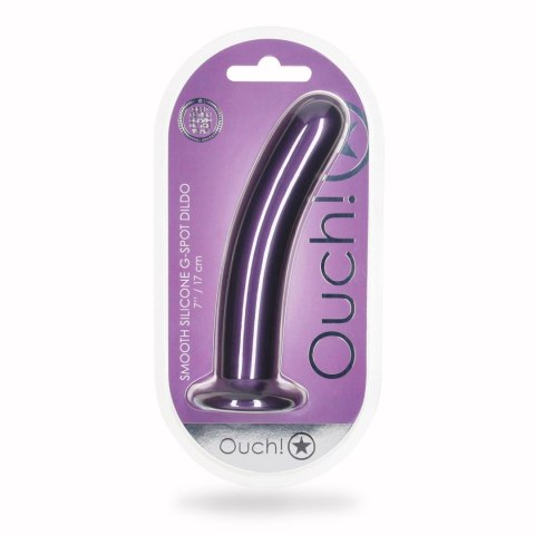 Smooth Silicone G-Spot Dildo - 7'' / 17 cm Smooth Silicone G-Spot Dildo - 7'' / 17 cm