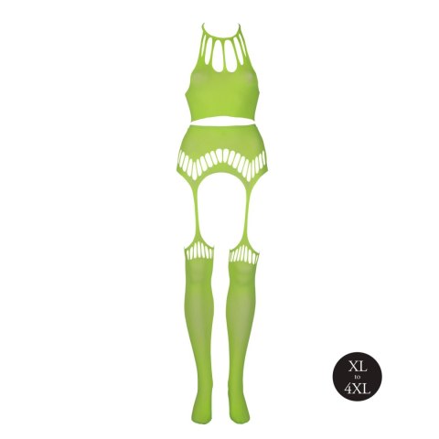 Two Piece with Crop Top and Stockings XL/XXXXL Two Piece with Crop Top and Stockings XL/XXXXL