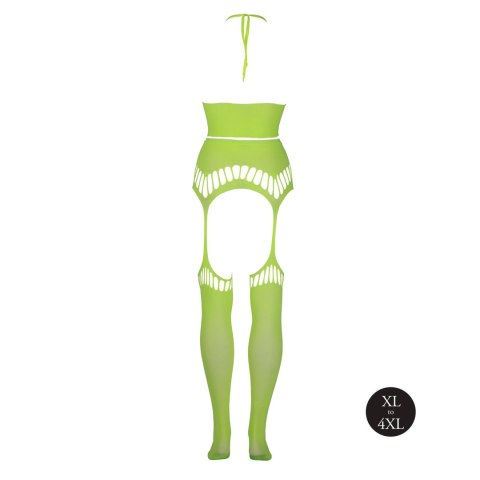 Two Piece with Crop Top and Stockings XL/XXXXL Two Piece with Crop Top and Stockings XL/XXXXL