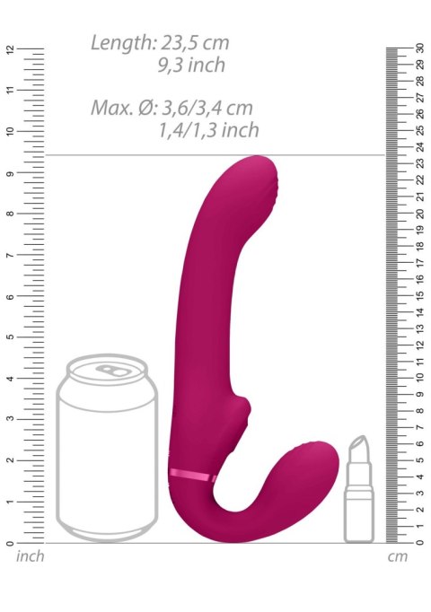 Ai - Dual Vibrating & Air Wave Tickler Strapless strap on Ai - Dual Vibrating & Air Wave Tickler Strapless strap on