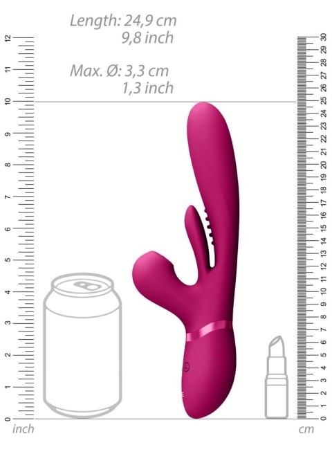 Kura - Thrusting G-Spot wibrator with Flapping Tongue and Pulse Wave Stimulator Kura - Thrusting G-Spot wibrator with Flapping Tongue and Pulse Wave Stimulator