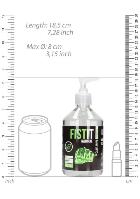 Natural Water Based Lubricant - 17 fl oz / 500 ml - Pump Natural Water Based Lubricant - 17 fl oz / 500 ml - Pump