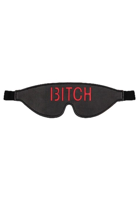 Ouch! Blindfold - BITCH - Black Ouch! Blindfold - BITCH - Black