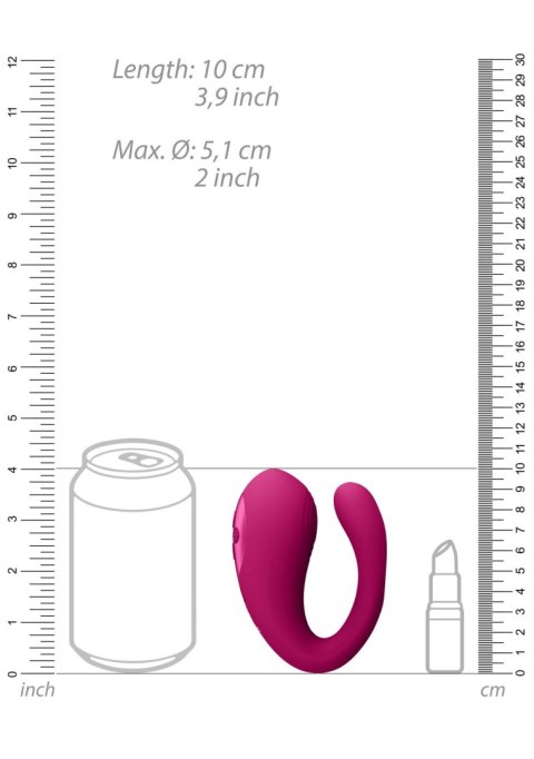 Yoko - Triple Action wibrator Dual Prongs with Clitoral Pulse Wave Yoko - Triple Action wibrator Dual Prongs with Clitoral Pulse Wave