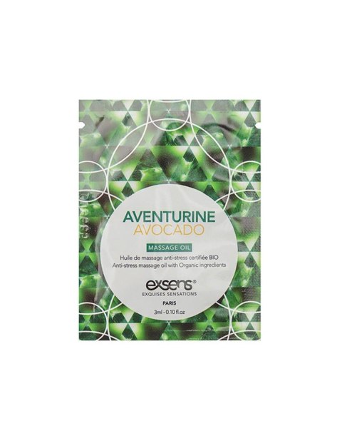 AVENTURINE AVOCADO Organic Massage Oil with stones (3 ml x 10 szt.) AVENTURINE AVOCADO Organic Massage Oil with stones (3 ml x 10 szt.)