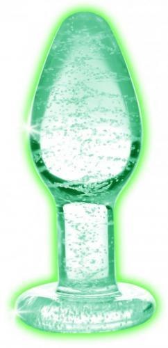 Glow in the dark glass anal plug, korek analny Glow in the dark glass anal plug, korek analny