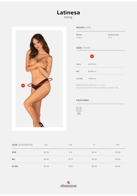 Latinesa stringi otwarte M/L Latinesa stringi otwarte M/L