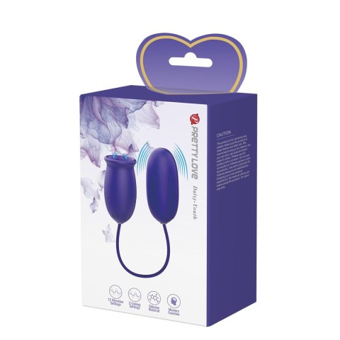 PRETTY LOVE - Daisy - Youth, 12 vibration functions 3 licking settings Memory function PRETTY LOVE - Daisy - Youth, 12 vibration functions 3 licking settings Memory function