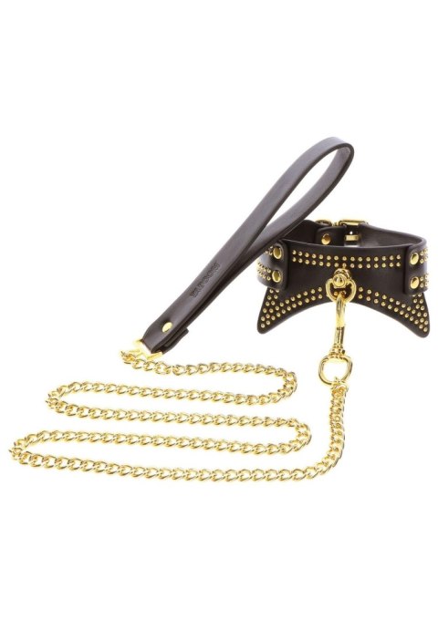 Studded Collar and Leash Black Studded Collar and Leash Black
