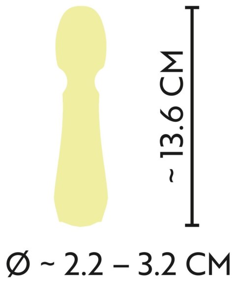 Cuties Mini wibrator Yellow 4