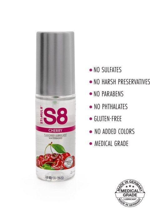 S8 WB Flavored Lube 50ml Cherry S8 WB Flavored Lube 50ml Cherry