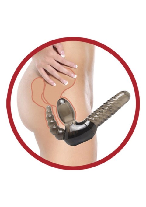 Strap-On with Anal Stimulator Grey Strap-On with Anal Stimulator Grey