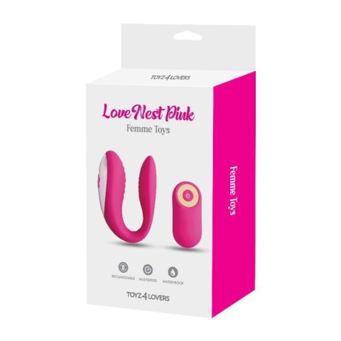 Massaggiatore per coppie Passion Toyz4Lovers Pink Massaggiatore per coppie Passion Toyz4Lovers Pink