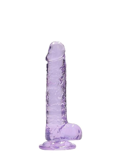 7"" / 18 cm Realistic Dildo With Balls - Purple 7"" / 18 cm Realistic Dildo With Balls - Purple