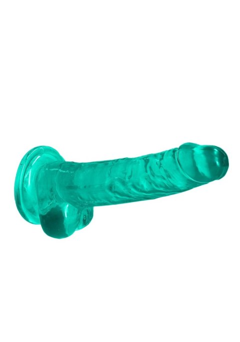 7"""" / 19 cm Realistic Dildo With Balls - Turquoise 7"""" / 19 cm Realistic Dildo With Balls - Turquoise