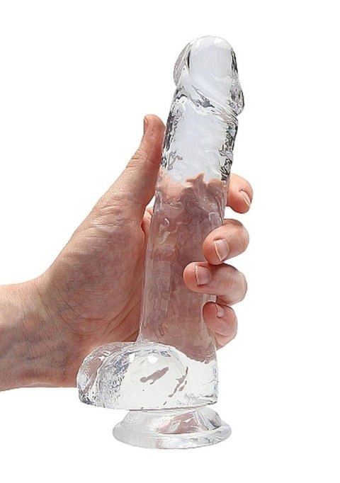 8"" / 20 cm Realistic Dildo With Balls - Transparent 8"" / 20 cm Realistic Dildo With Balls - Transparent