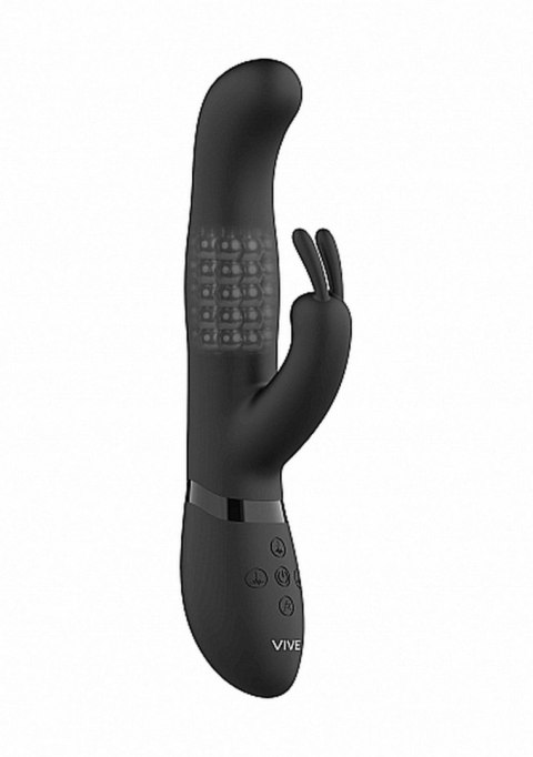 Izara - Rotating Beads Wibrator króliczek, rabbit - Black Izara - Rotating Beads Wibrator króliczek, rabbit - Black
