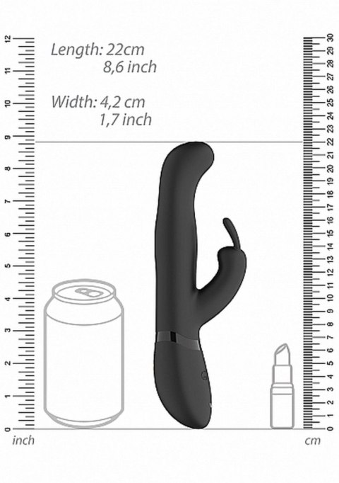 Izara - Rotating Beads Wibrator króliczek, rabbit - Black Izara - Rotating Beads Wibrator króliczek, rabbit - Black
