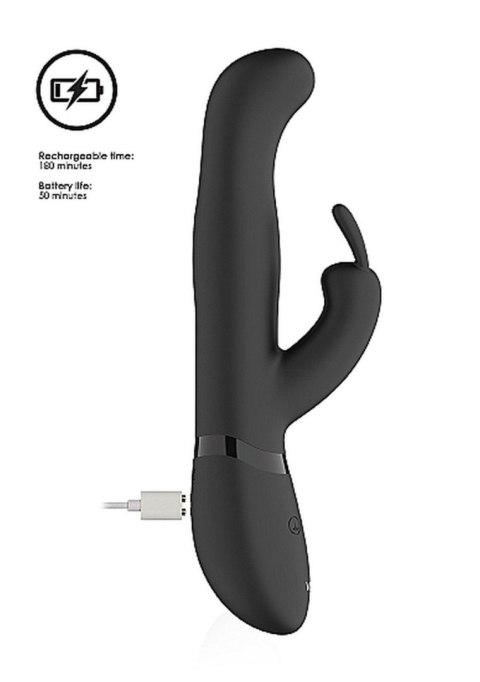 Izara - Rotating Beads Wibrator króliczek, rabbit - Black Izara - Rotating Beads Wibrator króliczek, rabbit - Black