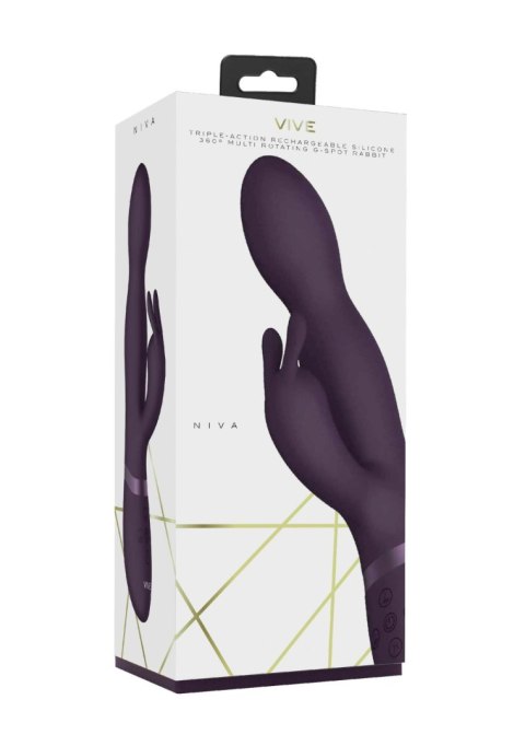 Niva - 360degrees Wibrator króliczek, rabbit - Purple Niva - 360degrees Wibrator króliczek, rabbit - Purple