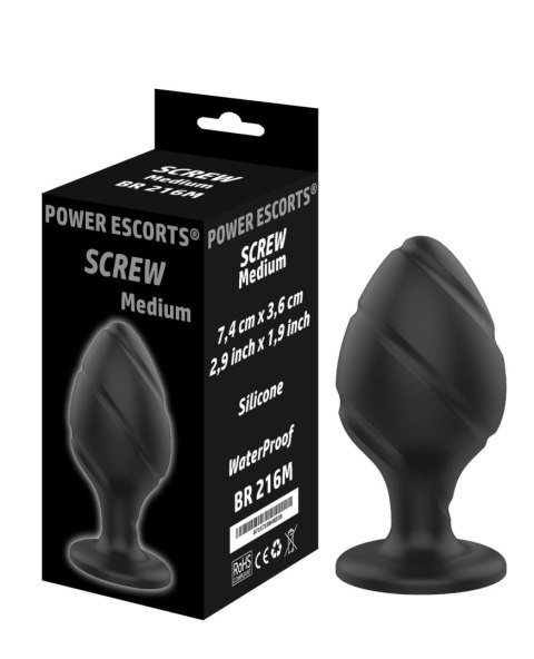 Screw Plug, korek analny silicone medium Screw Plug, korek analny silicone medium