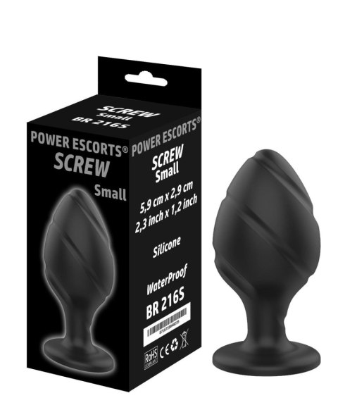 Screw Plug, korek analny silicone small Screw Plug, korek analny silicone small