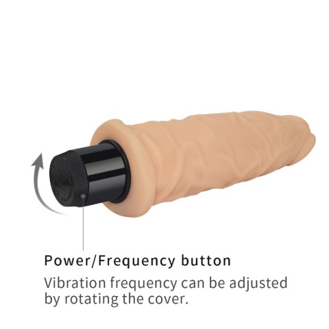 8.5'' Xtreme Feel Cyberskin Vibrator 8.5'' Xtreme Feel Cyberskin Vibrator