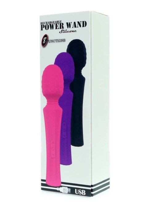 Stymulator, wibrator-Mini wibrator Power Wand, różdżka, mikrofon - Black Stymulator, wibrator-Mini wibrator Power Wand, różdżka, mikrofon - Black