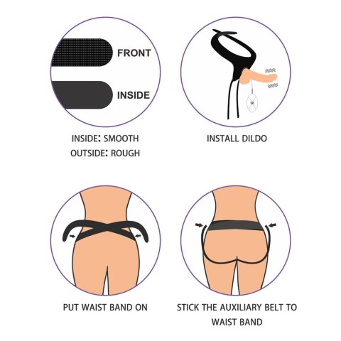 Vibrating Easy strap on Set 8.5'' Vibrating Easy strap on Set 8.5''