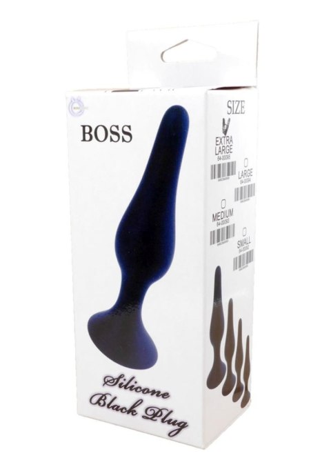 Plug, korek analny-Silicone Plug, korek analny Black - Extra Large Plug, korek analny-Silicone Plug, korek analny Black - Extra Large