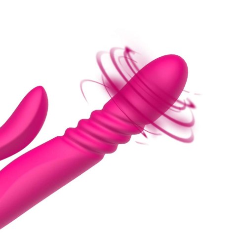 Deluxe Twirling wibrator Thruster RED Deluxe Twirling wibrator Thruster RED